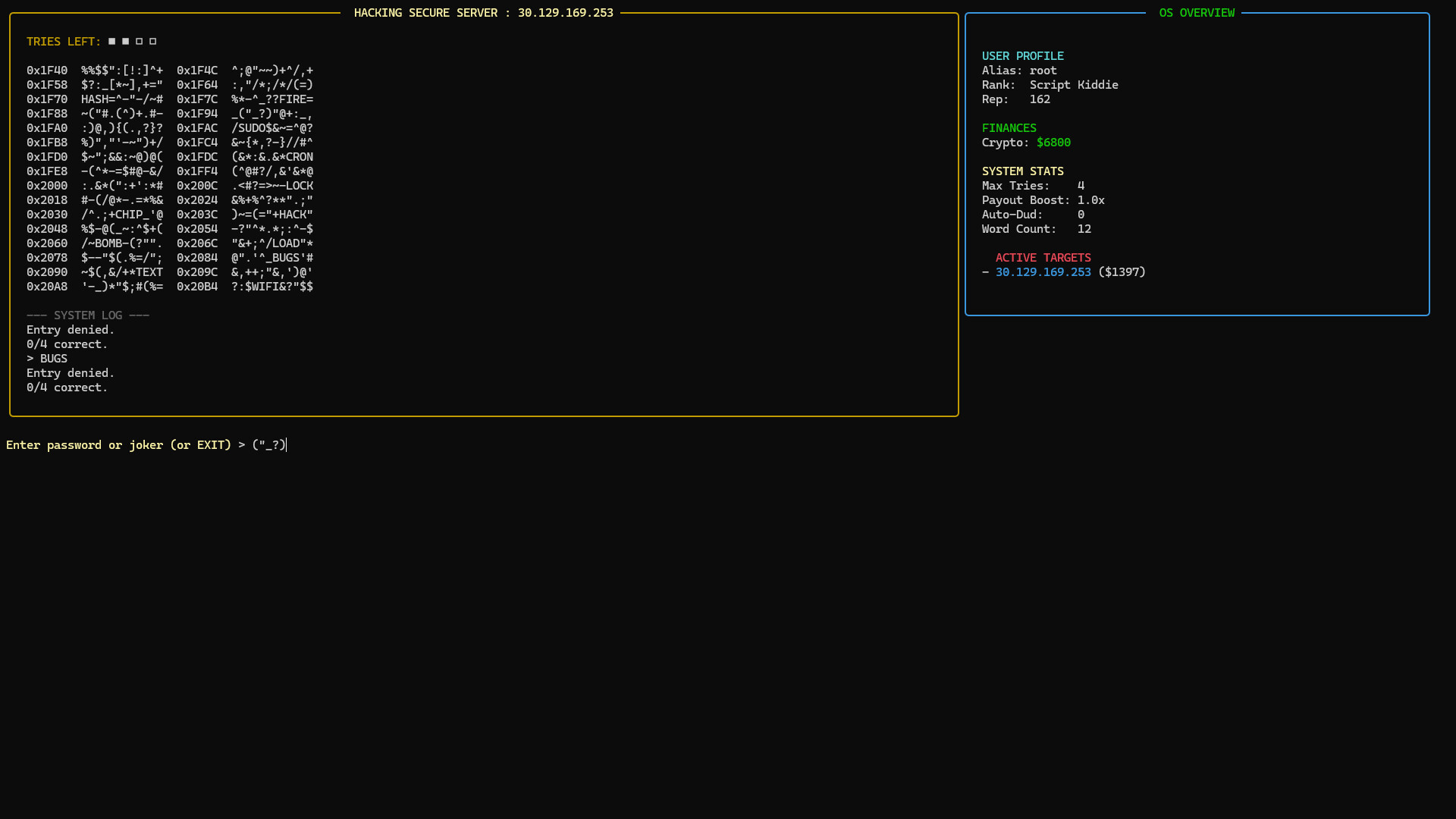 Terminal Hacker: Override screenshot 3