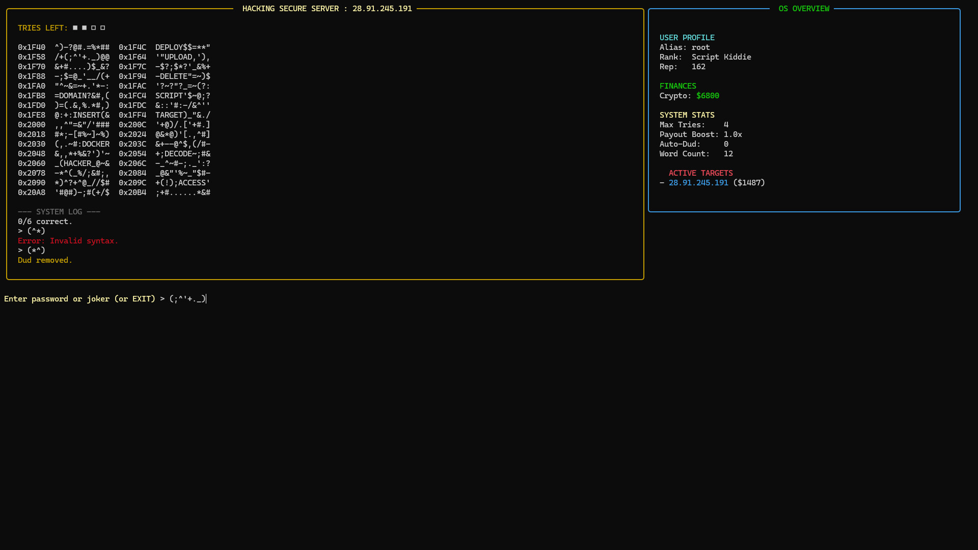 Terminal Hacker: Override screenshot 5