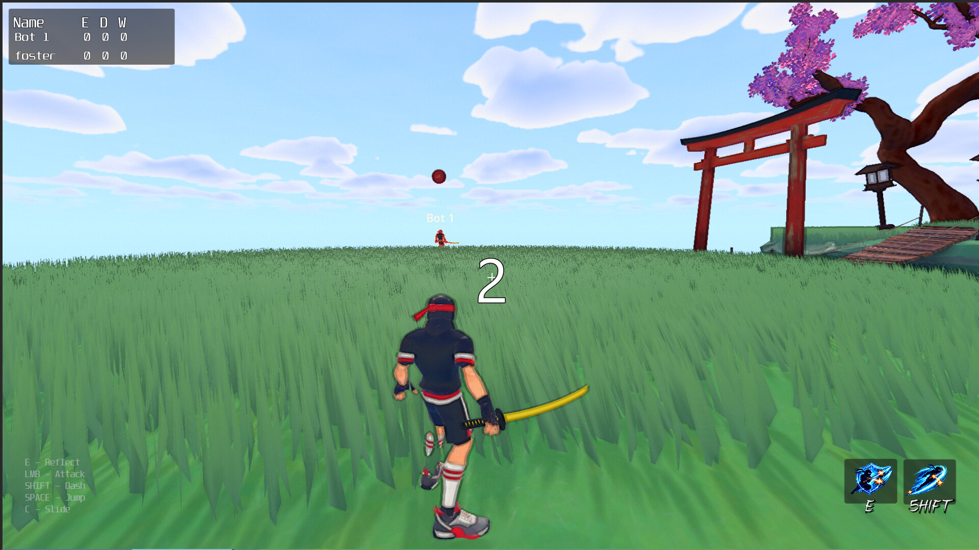 Ninja Dodgeball screenshot 2