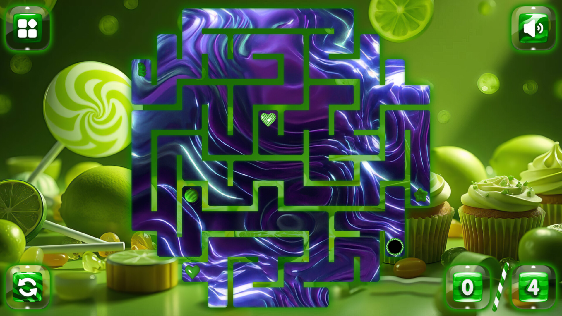 Sweetie Candy Maze: Lime screenshot 3