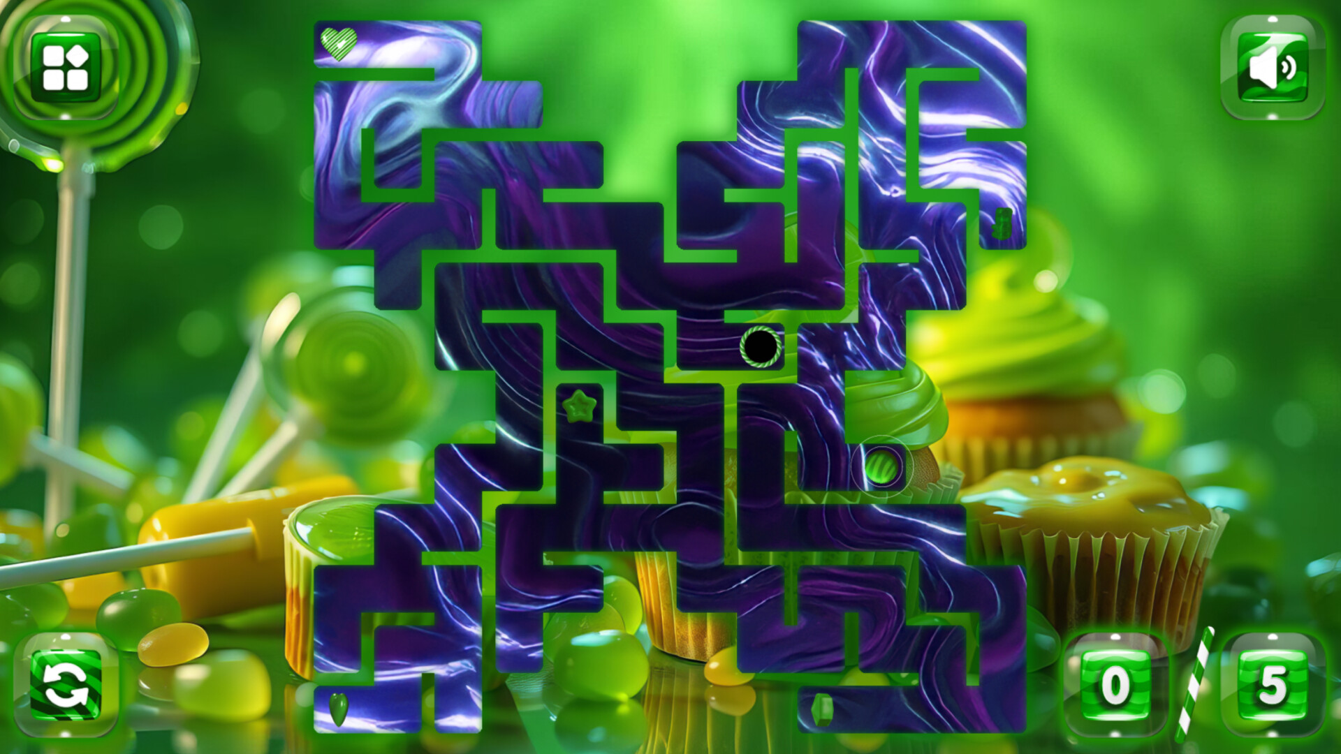 Sweetie Candy Maze: Lime screenshot 4