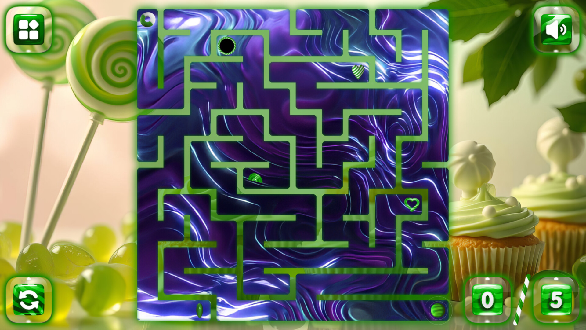 Sweetie Candy Maze: Lime screenshot 5