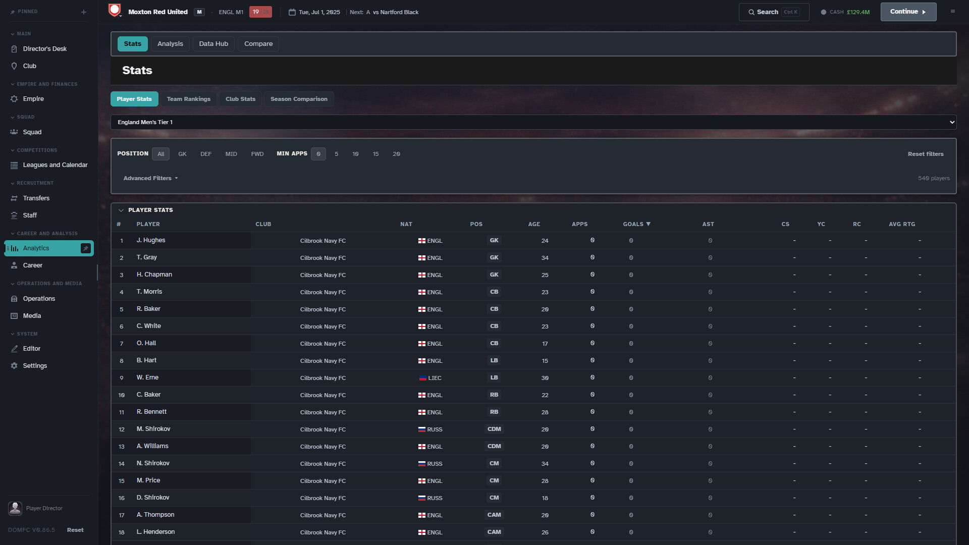 Director of Management: Football Club screenshot 3
