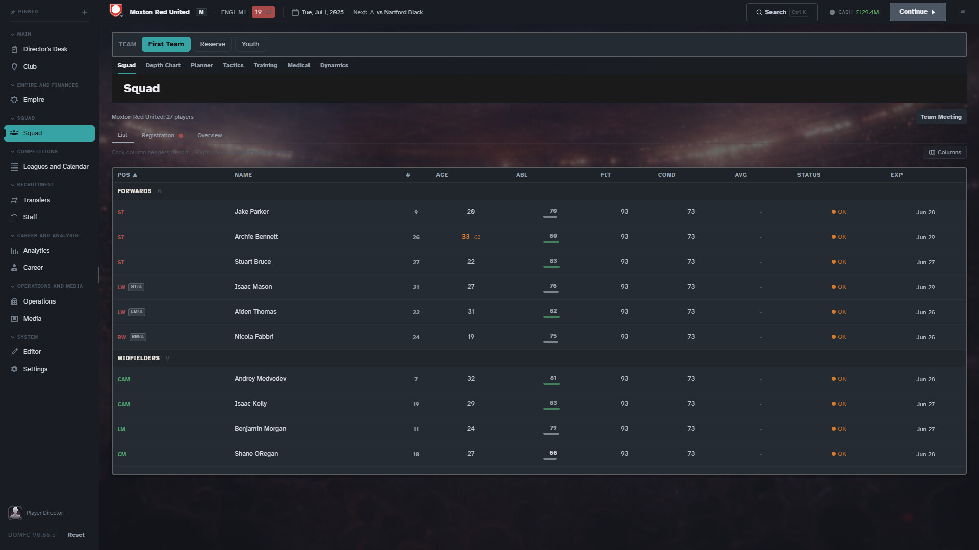 Director of Management: Football Club screenshot 6