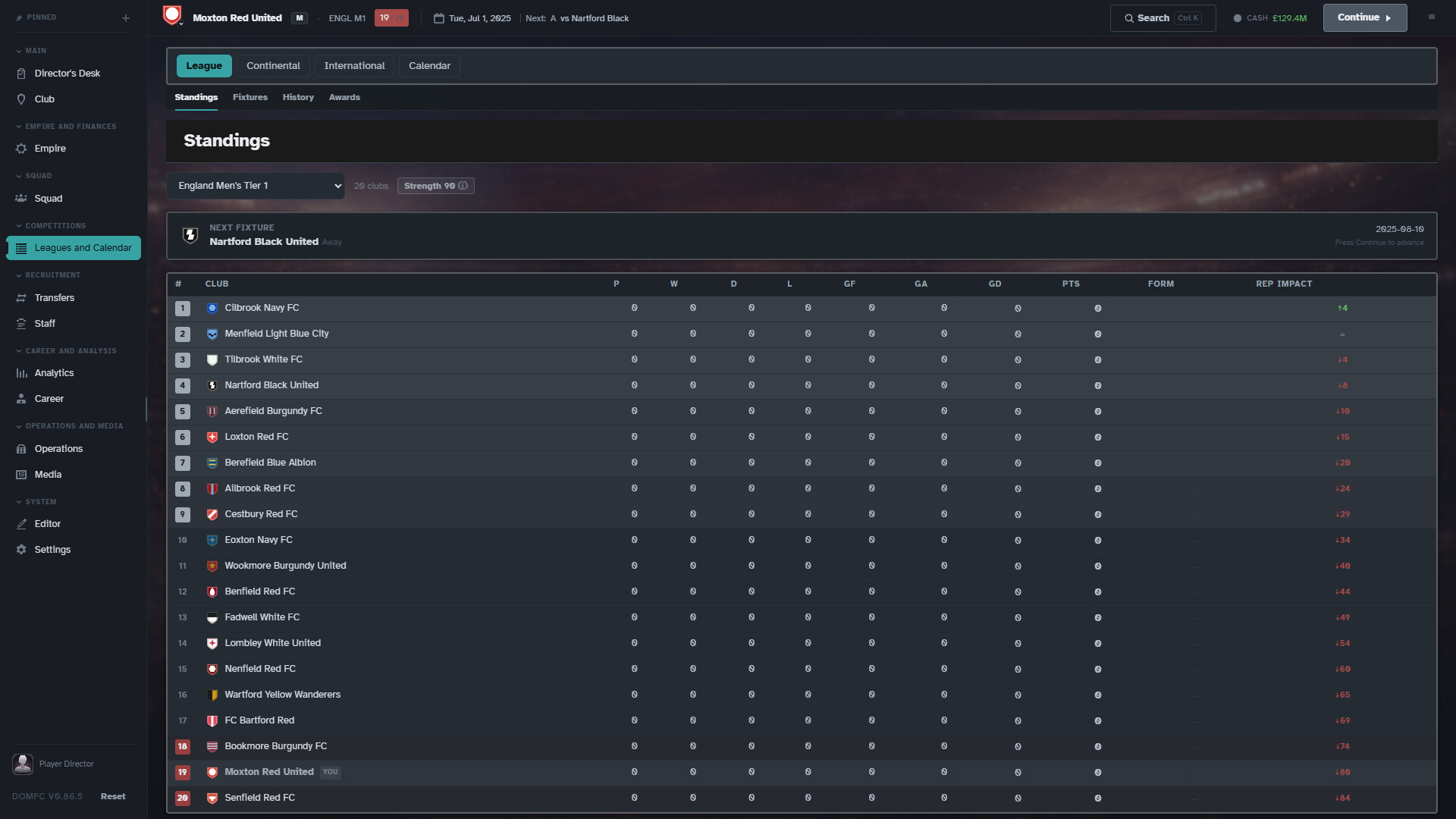 Director of Management: Football Club screenshot 4