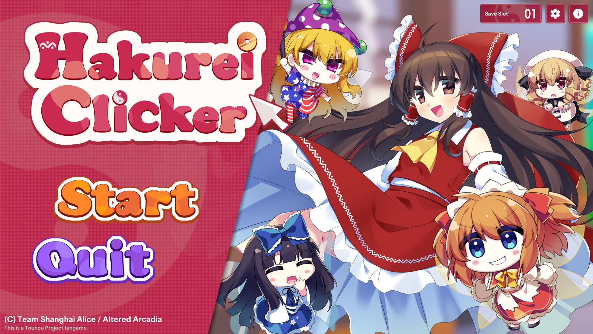 Hakurei Clicker screenshot 1