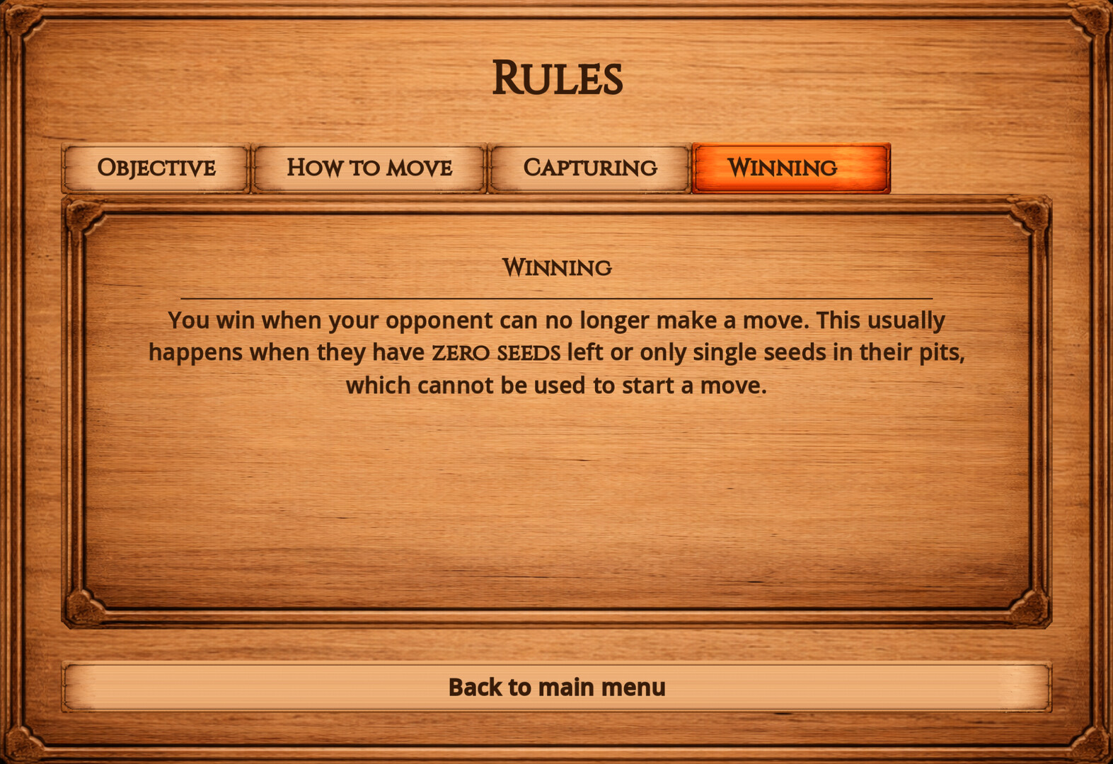 Hus: The 4-Row Mancala screenshot 5
