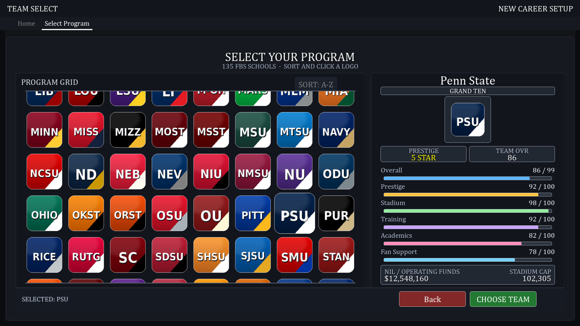 Pure College Football screenshot 2