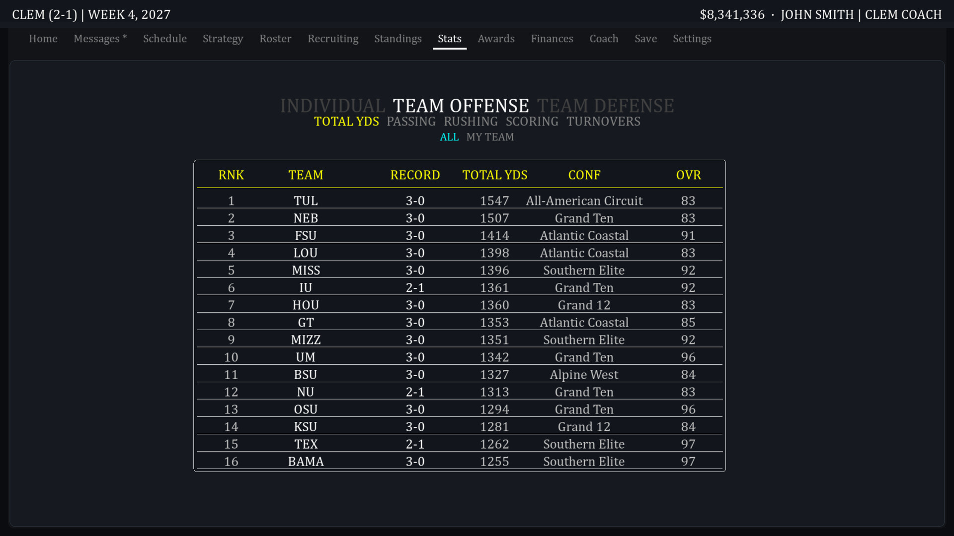 Pure College Football screenshot 20