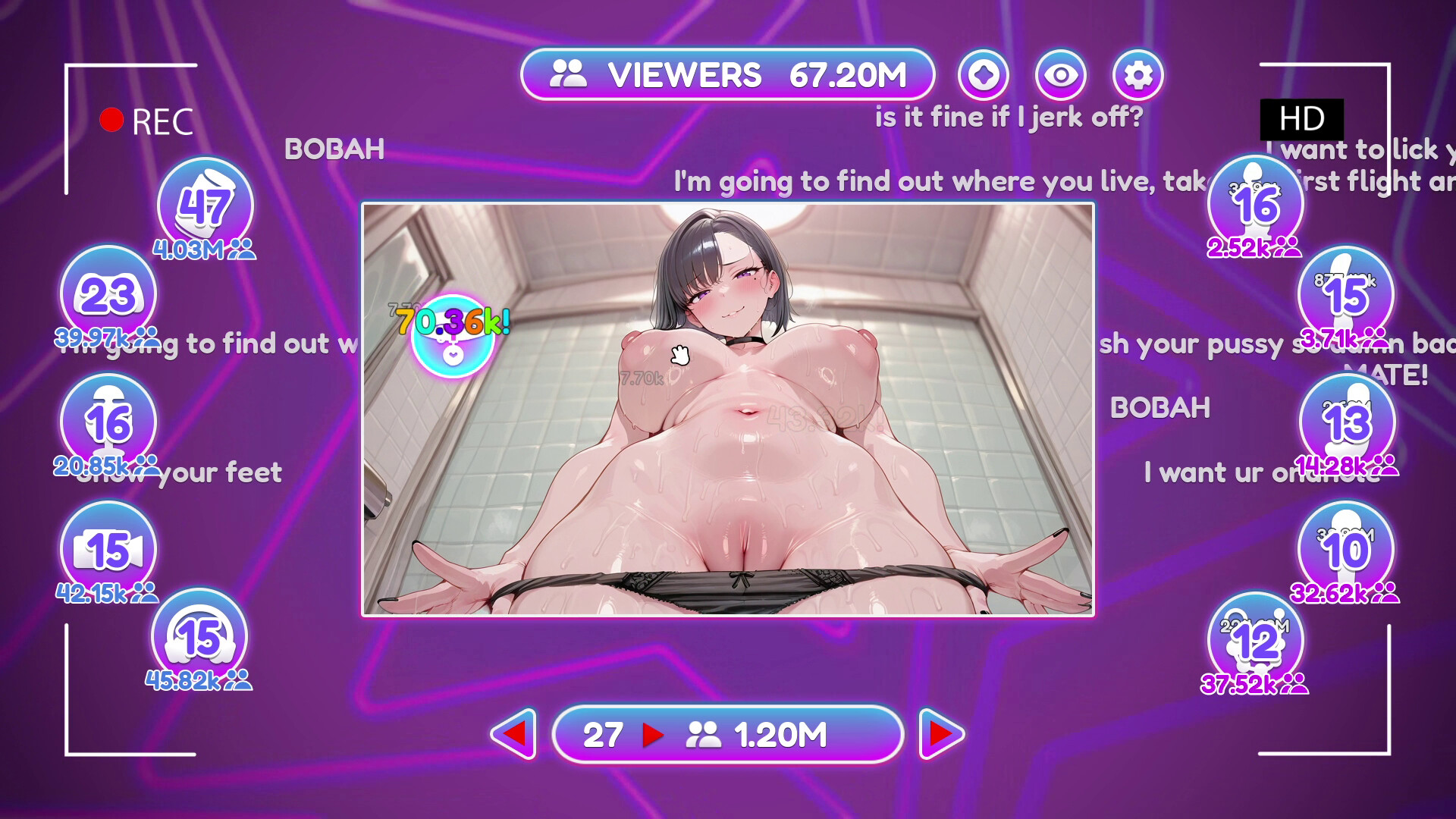 Clicker Complex: Vira’s Private Stream screenshot 12