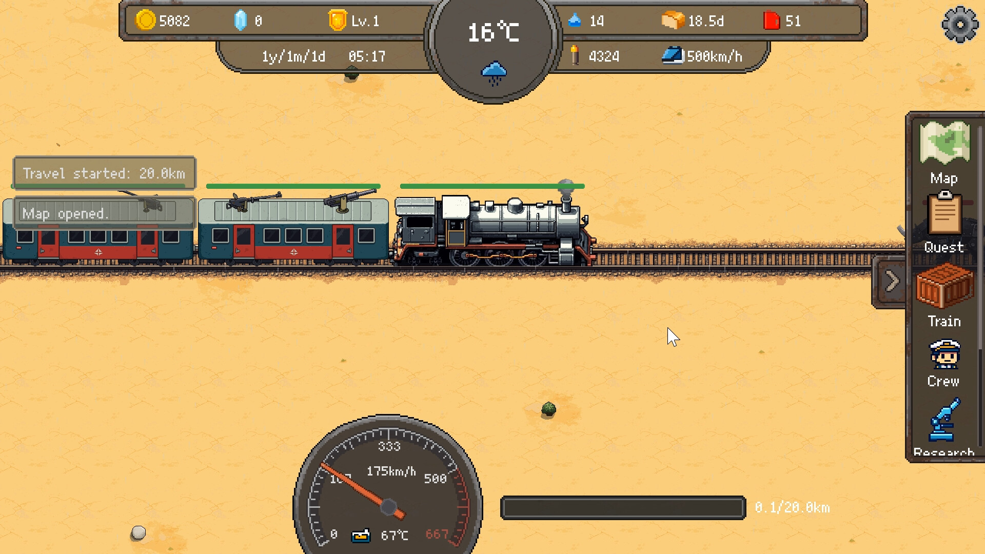 Wasteland Train: Conductor screenshot 1
