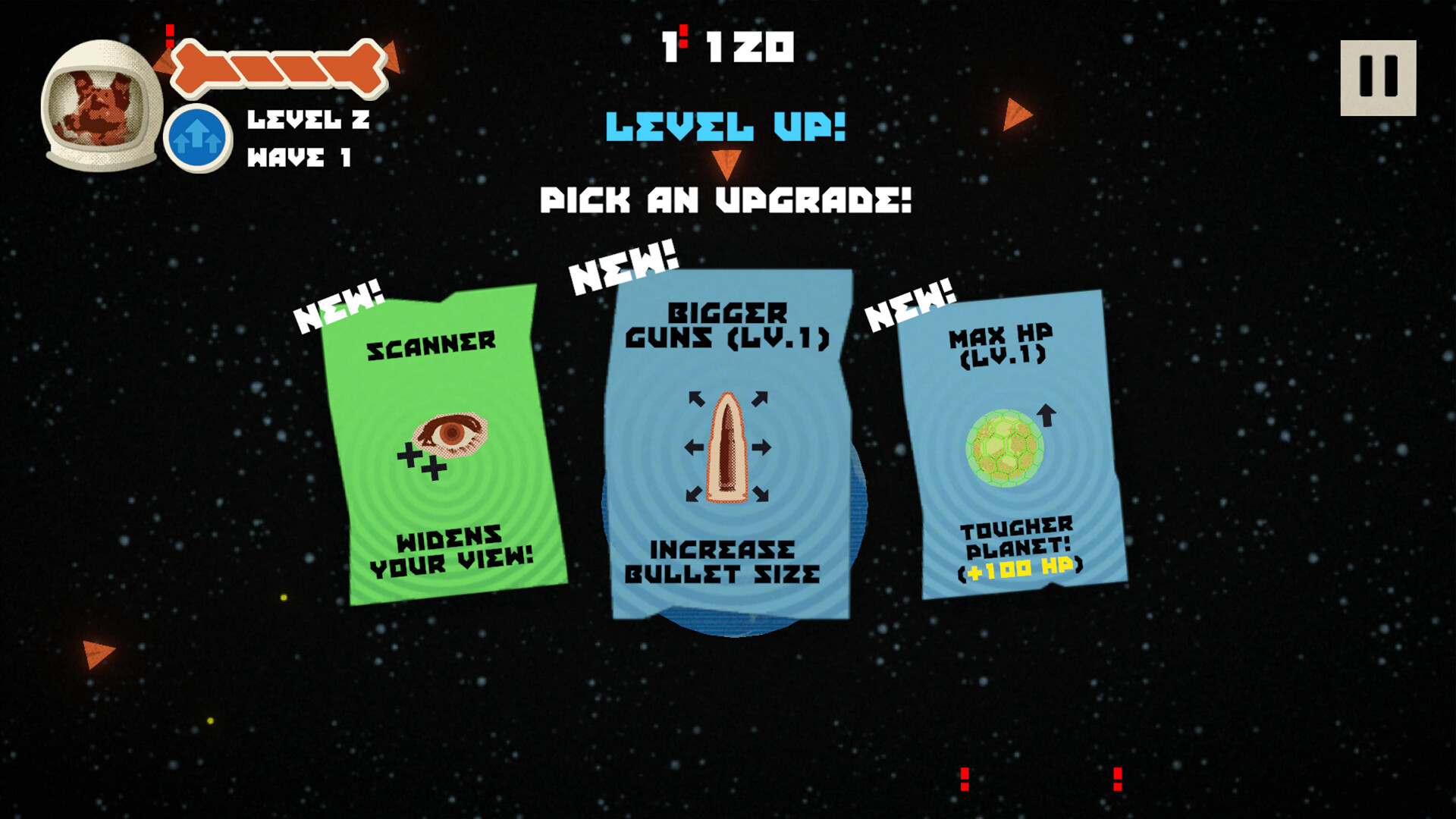 Laika's Space Defence screenshot 2