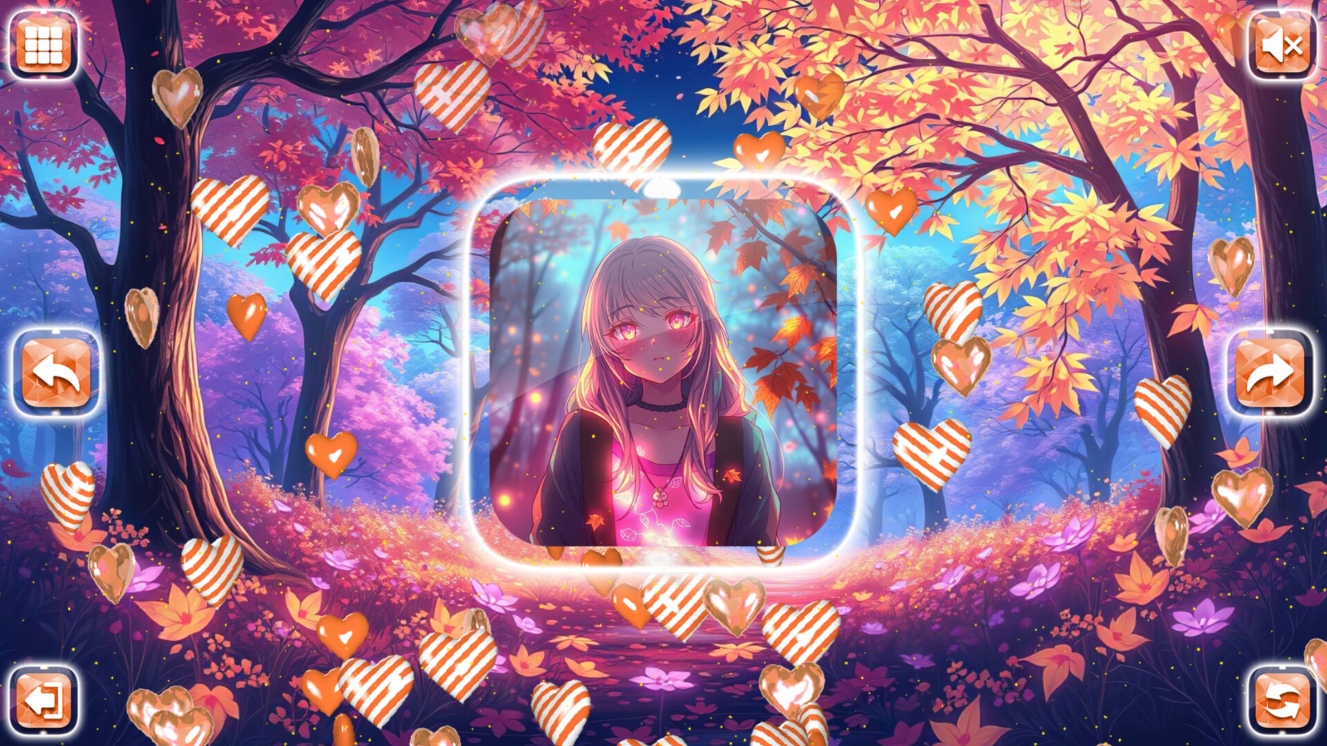 Lovely Anime Puzzle: Autumn screenshot 4