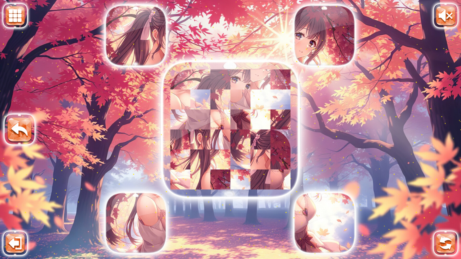 Lovely Anime Puzzle: Autumn screenshot 7