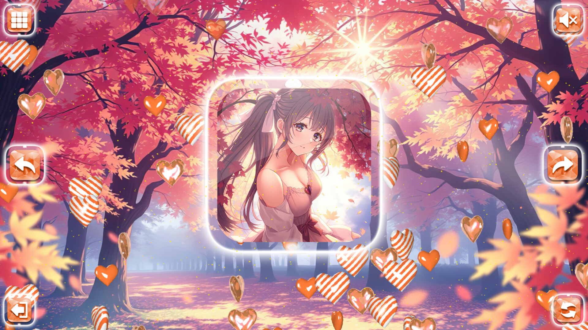 Lovely Anime Puzzle: Autumn screenshot 8