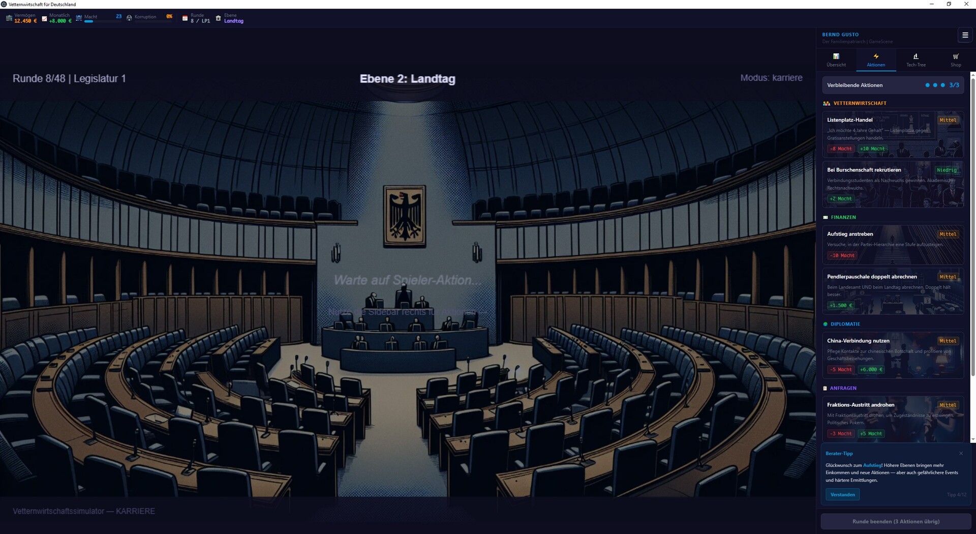 Nepotism for Germany screenshot 2