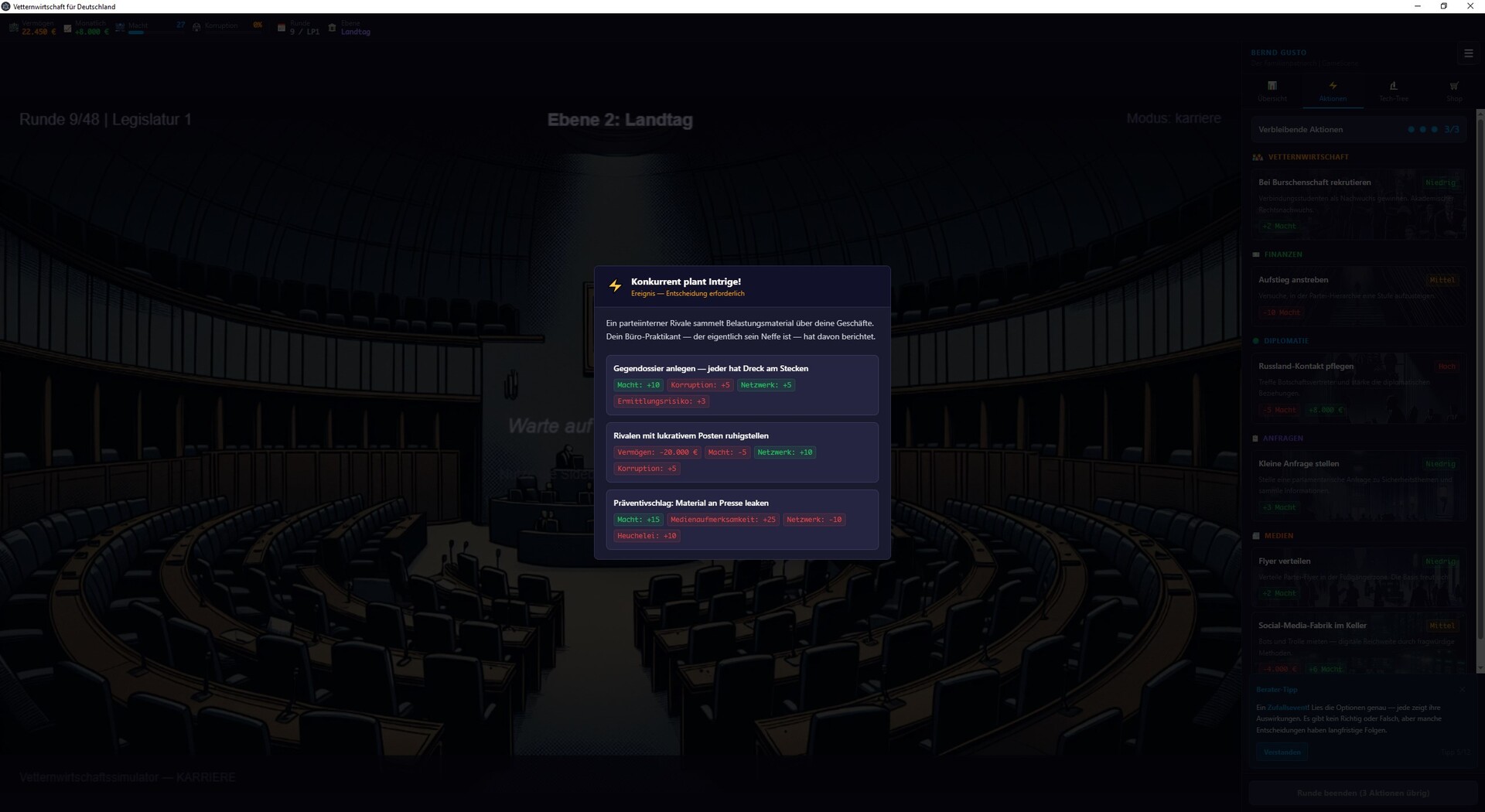 Nepotism for Germany screenshot 1