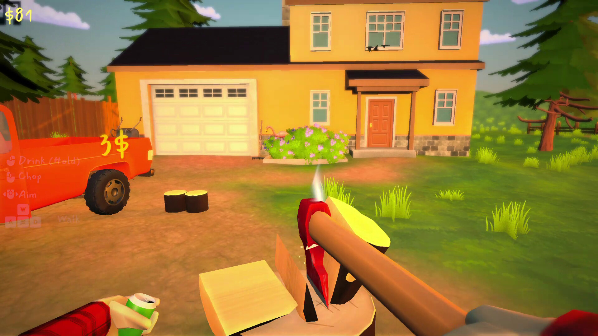 Drunk Woodcutter screenshot 1