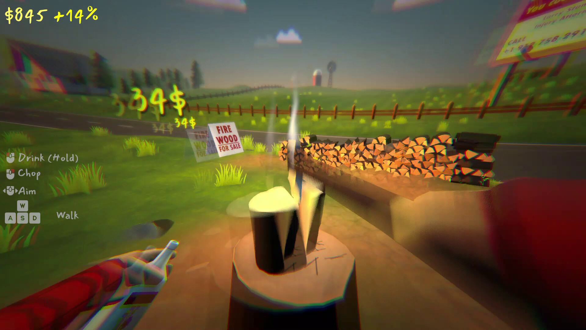 Drunk Woodcutter screenshot 2