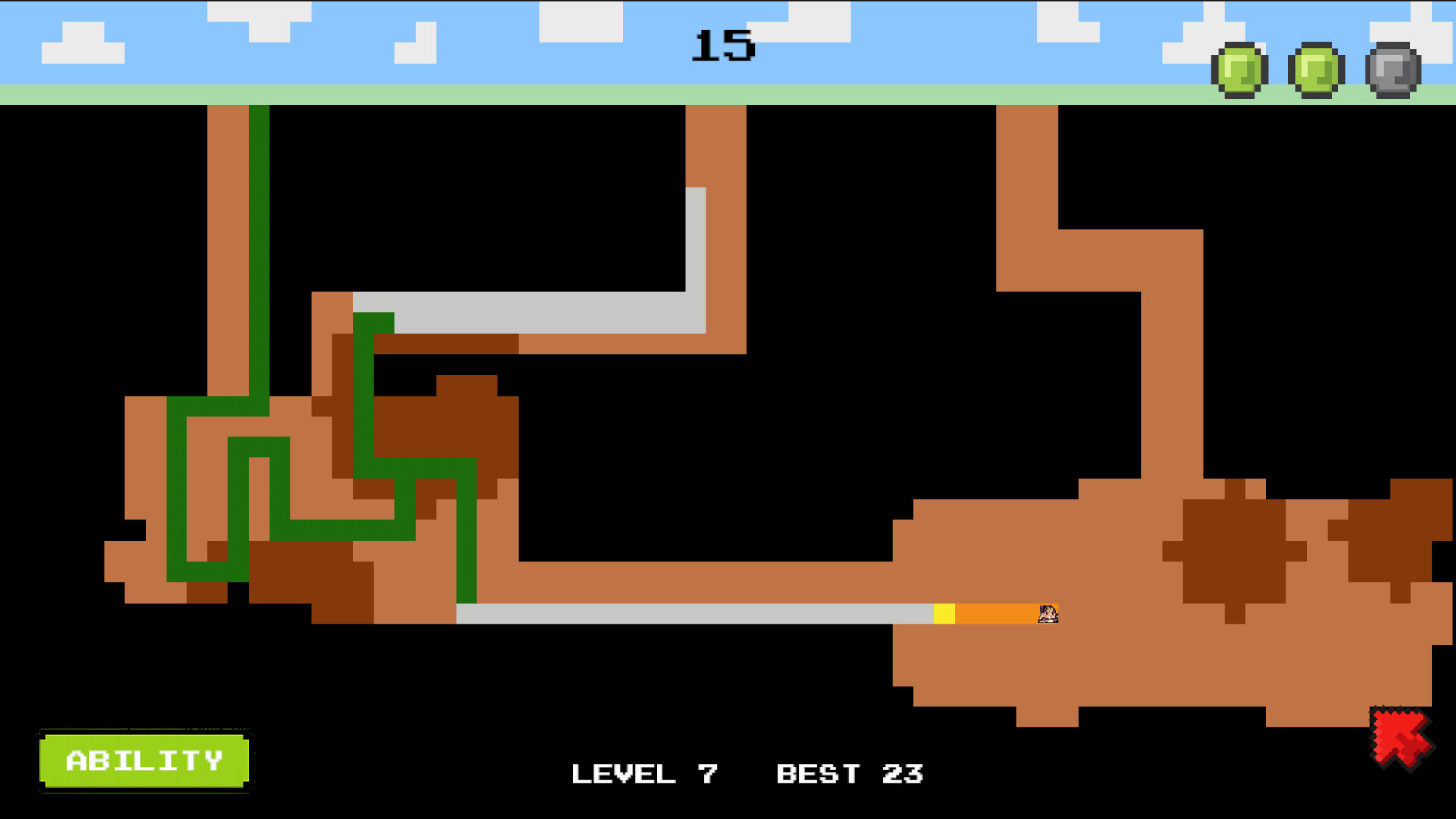Molesweeper screenshot 1