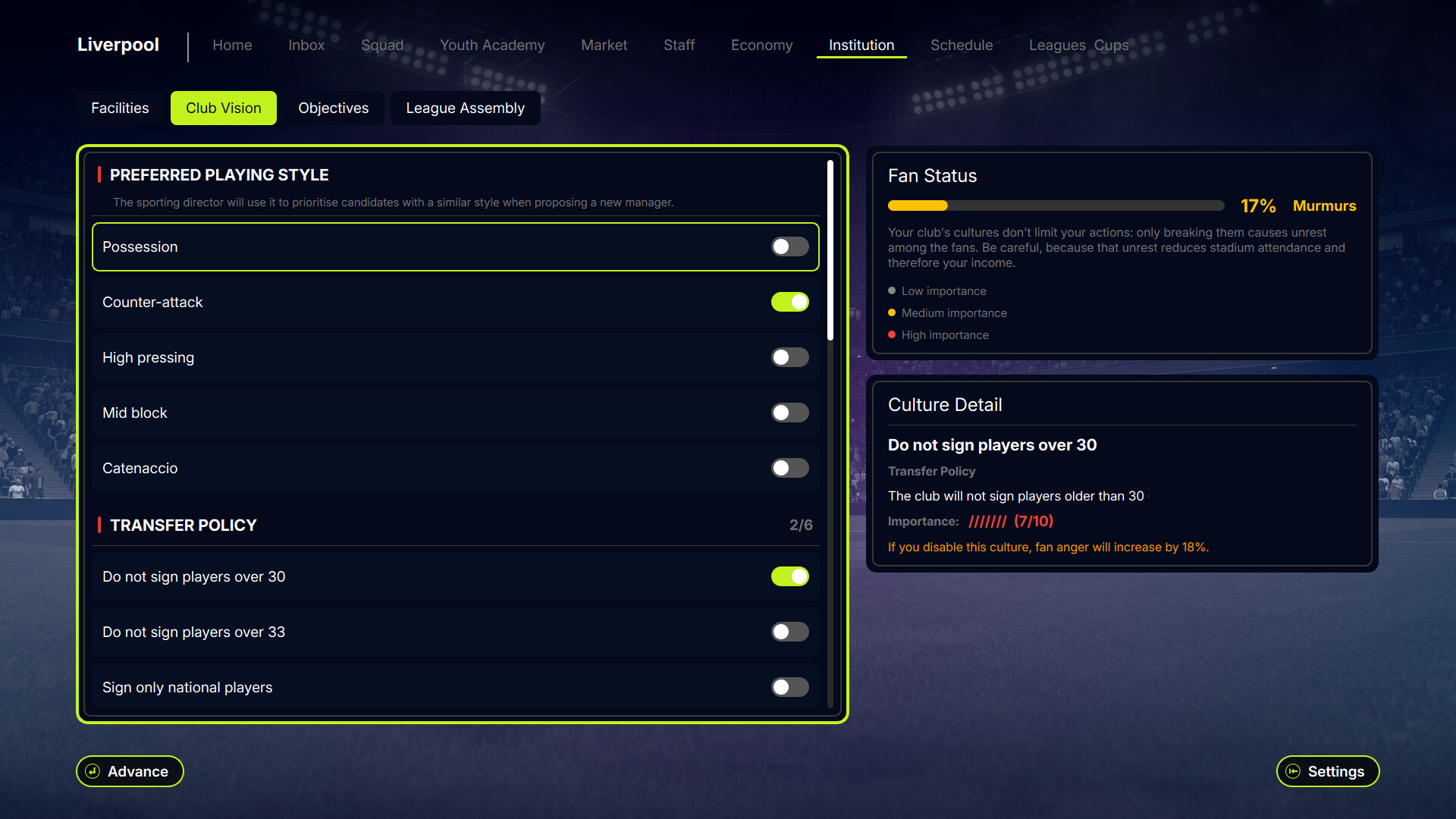 FD 27: Direct Your Football Club screenshot 13