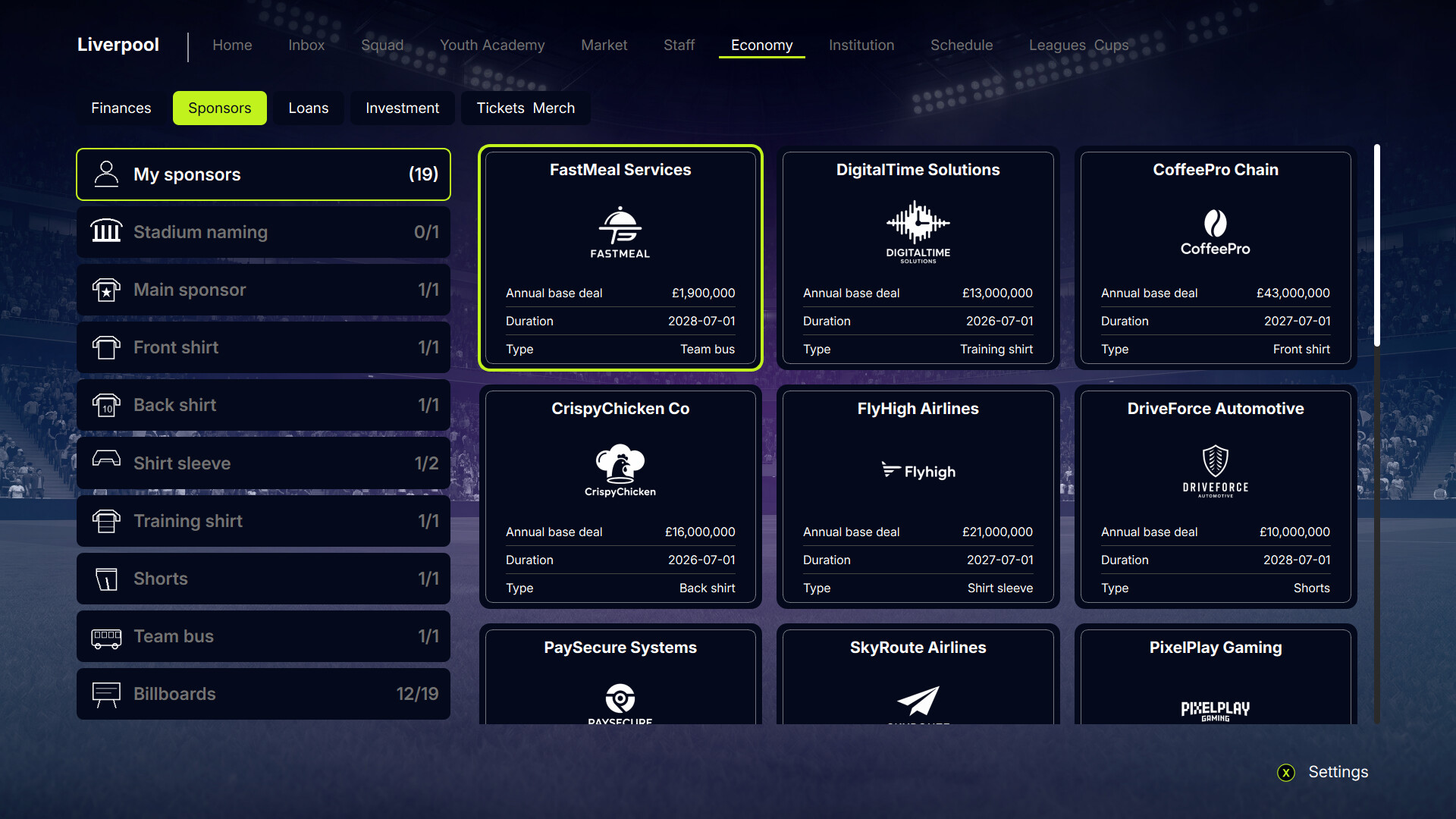 FD 27: Direct Your Football Club screenshot 9
