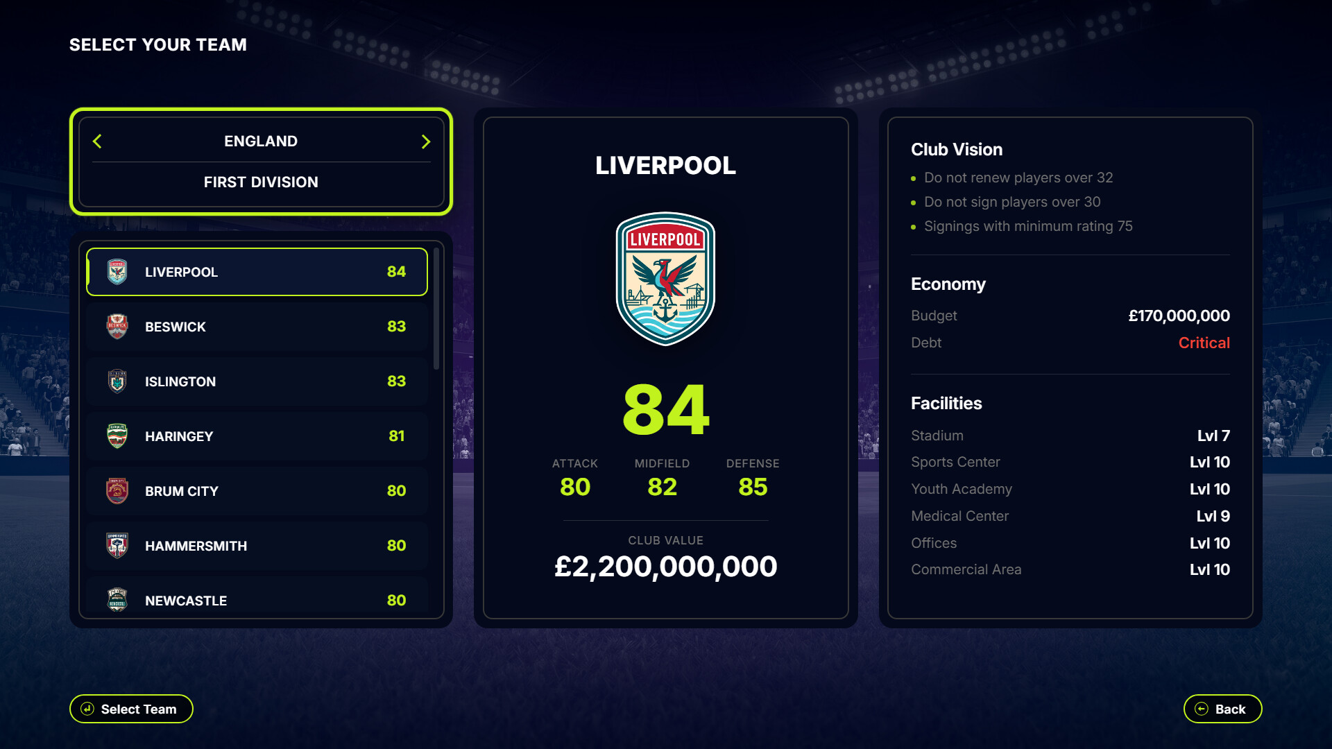 FD 27: Direct Your Football Club screenshot 1