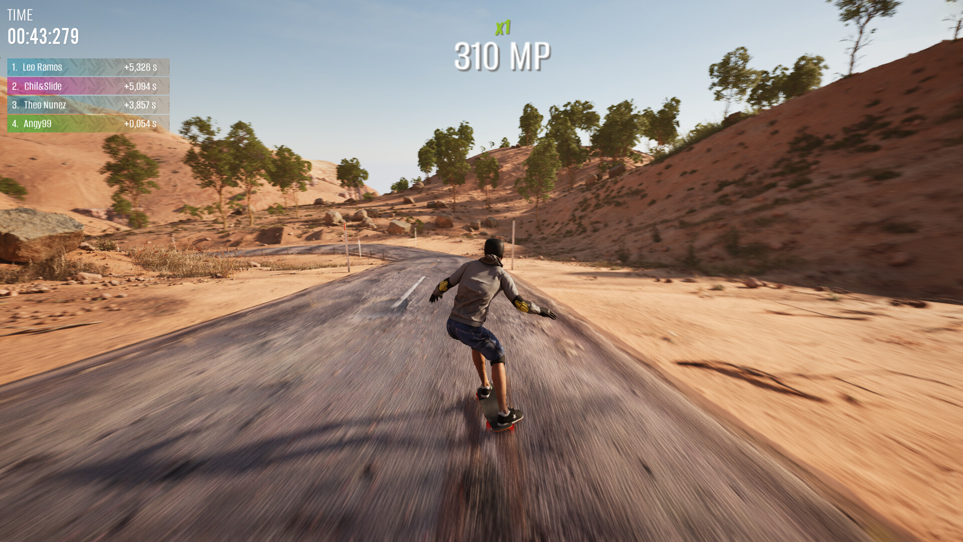 Longboard Skate Downhill Simulator screenshot 3