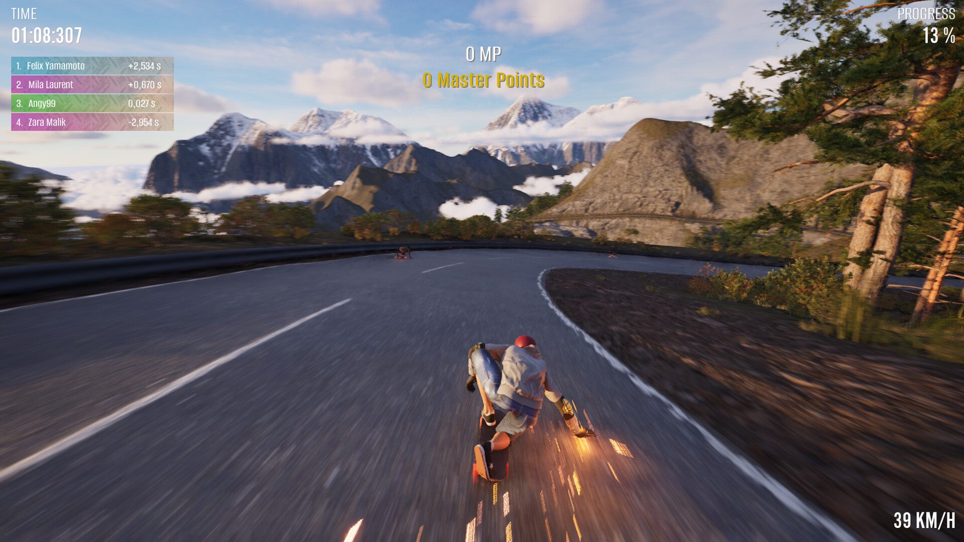 Longboard Skate Downhill Simulator screenshot 4