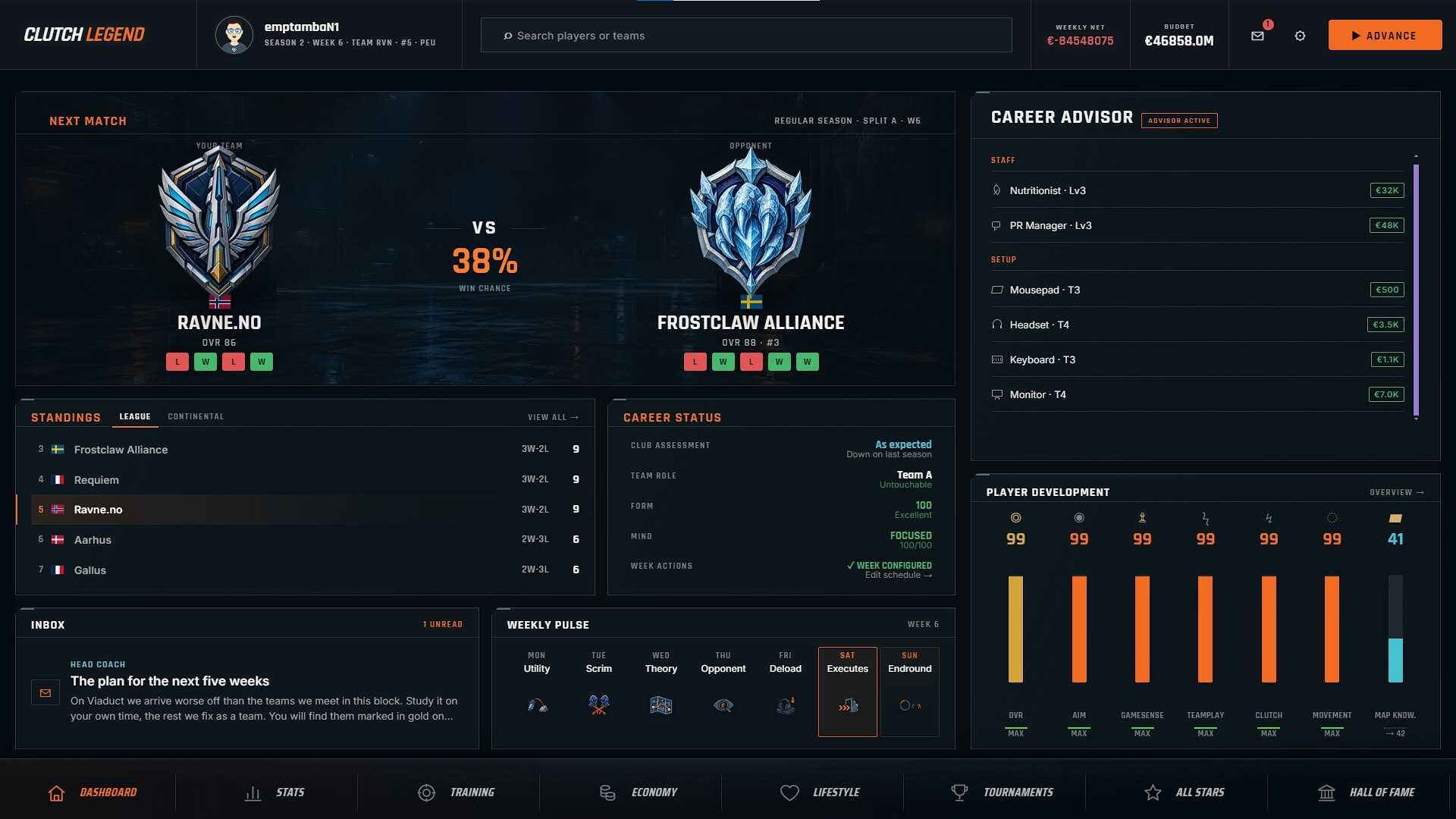 Clutch Legend: FPS Career Simulator screenshot 3