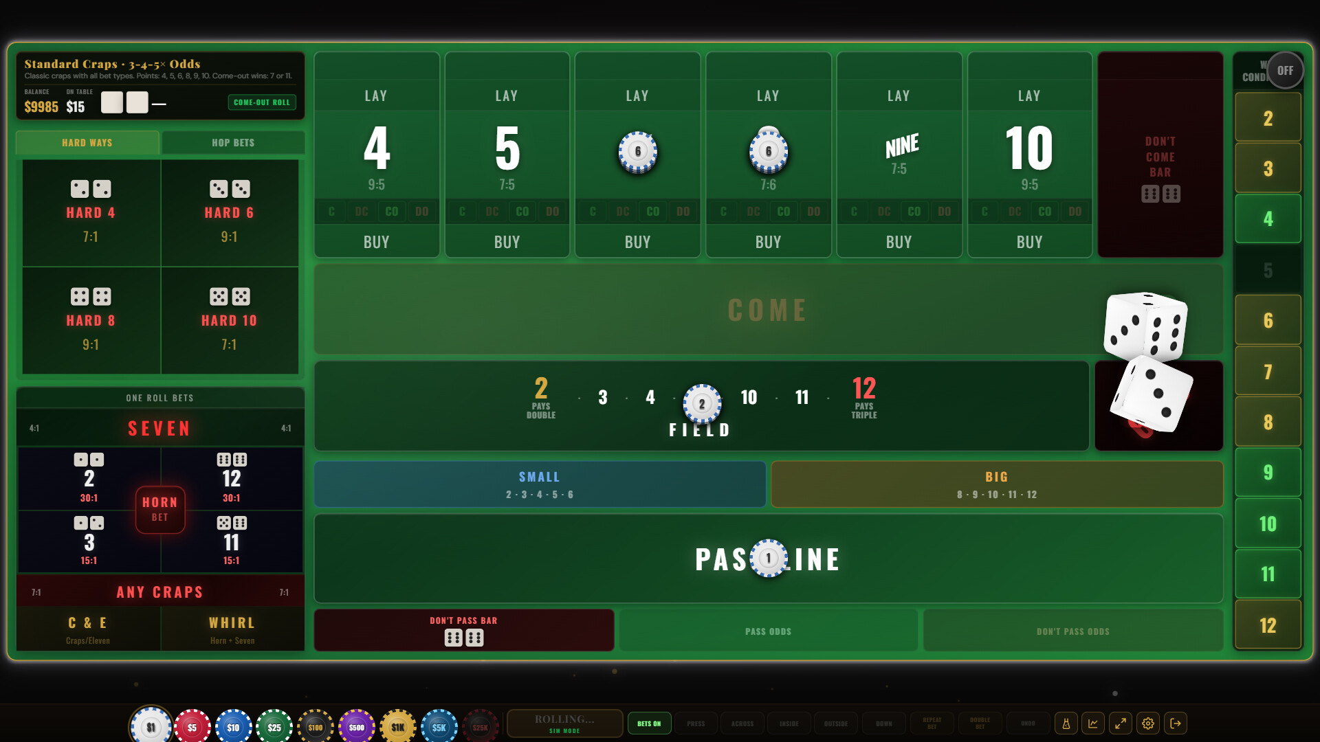 Craps Royale: The Ultimate Craps Simulator screenshot 3