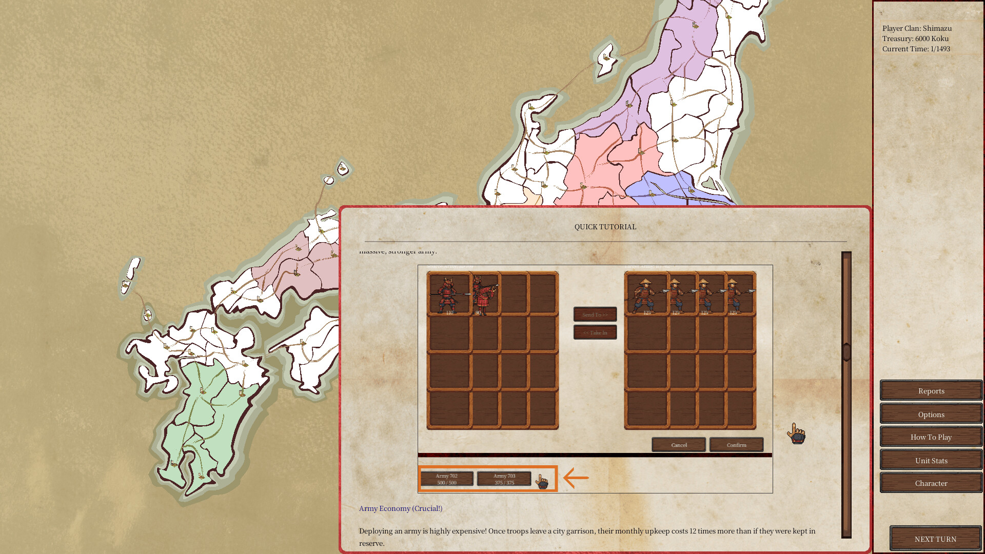 Region at War: The Shogun's Tale of War screenshot 4