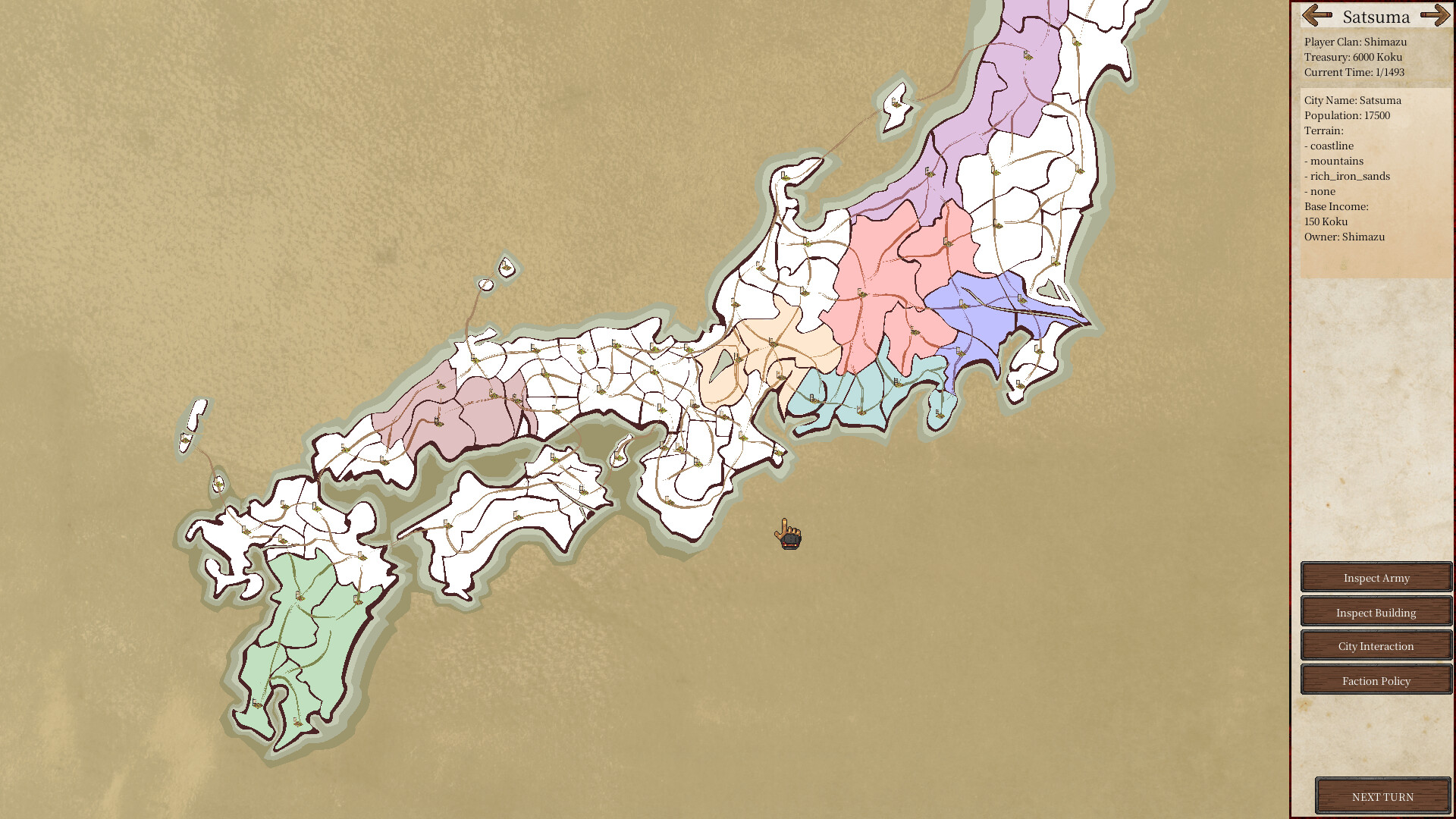 Region at War: The Shogun's Tale of War screenshot 3