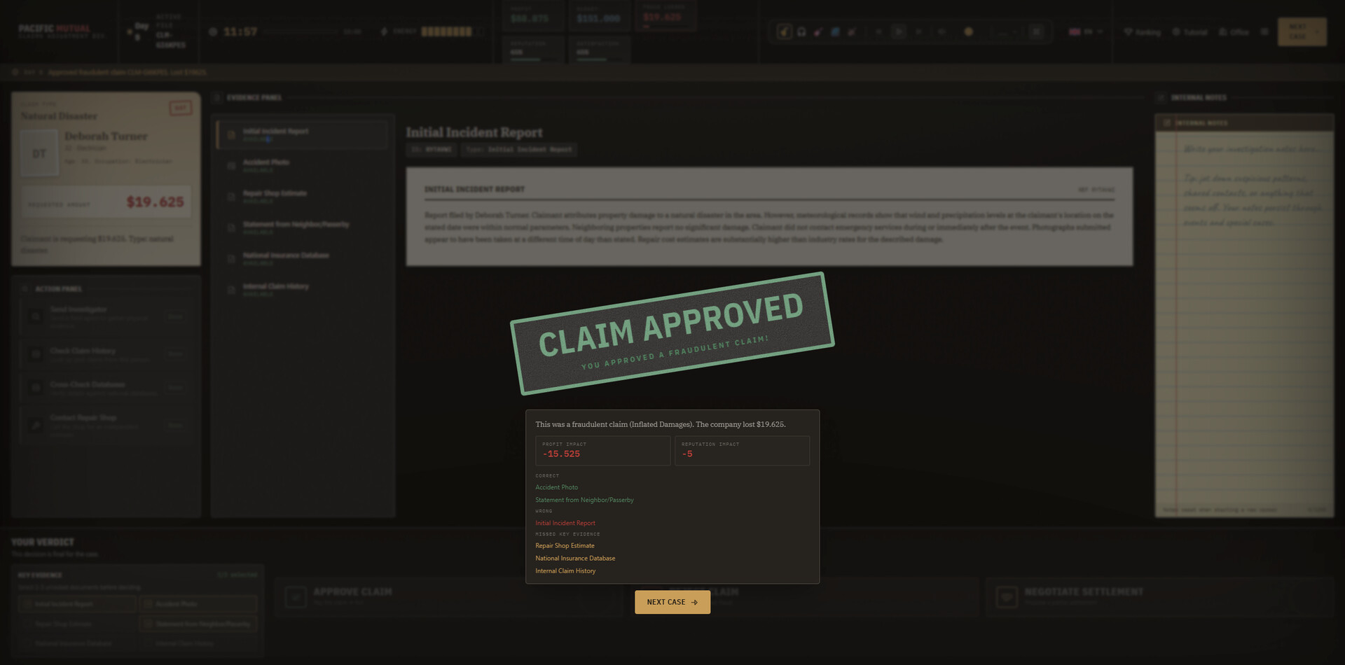 Claim Denied! screenshot 3