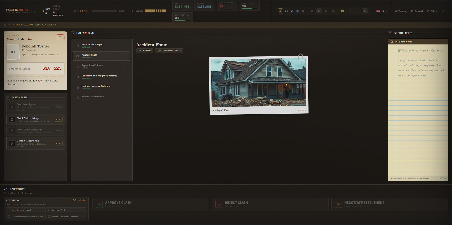 Claim Denied! screenshot 1