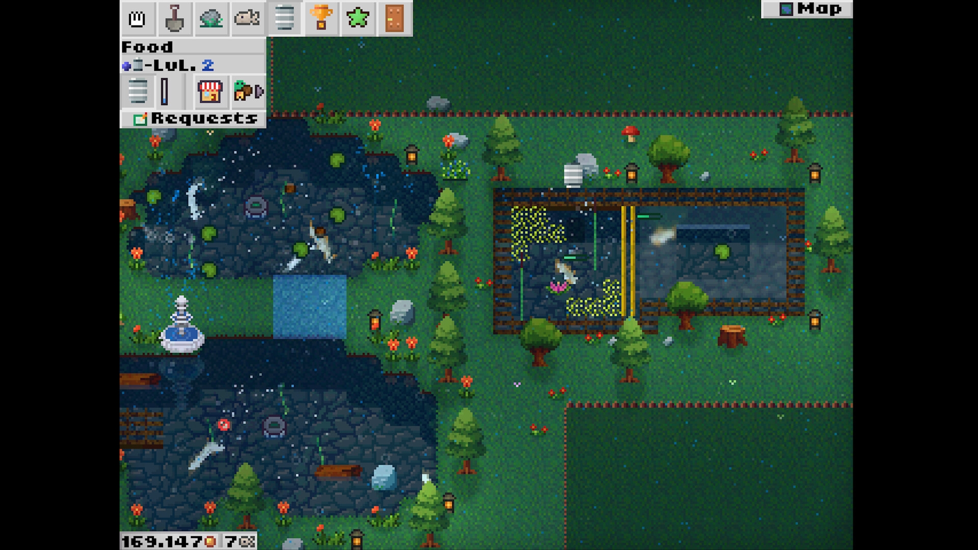 Retro Pond screenshot 1