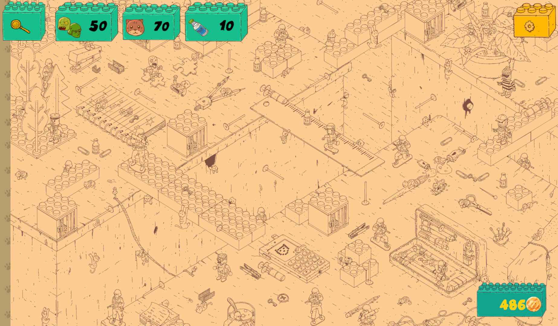 Tiny Cats vs Toys screenshot 1