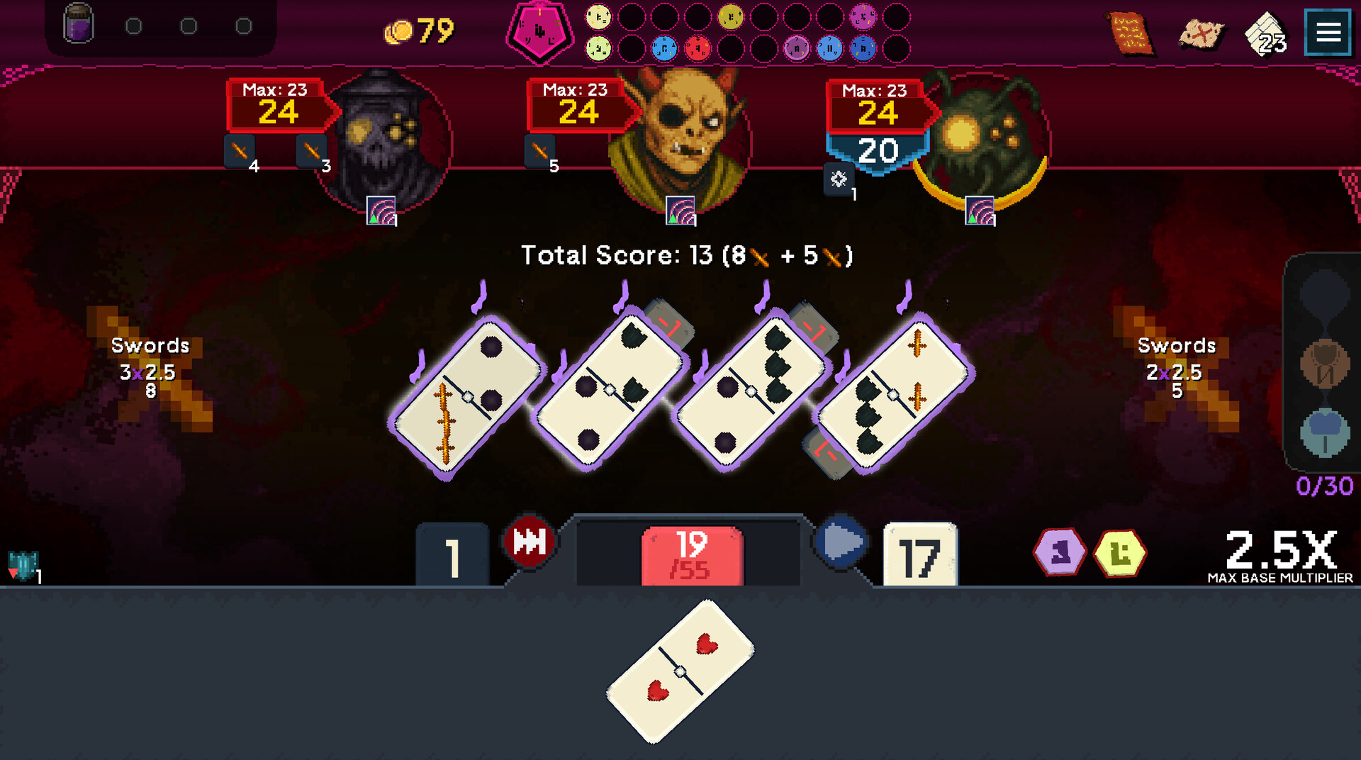 Pipfiend: The Demonic Domino Deckbuilder screenshot 5