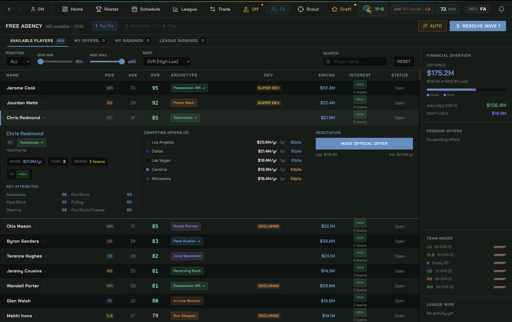 War Room Football screenshot 9