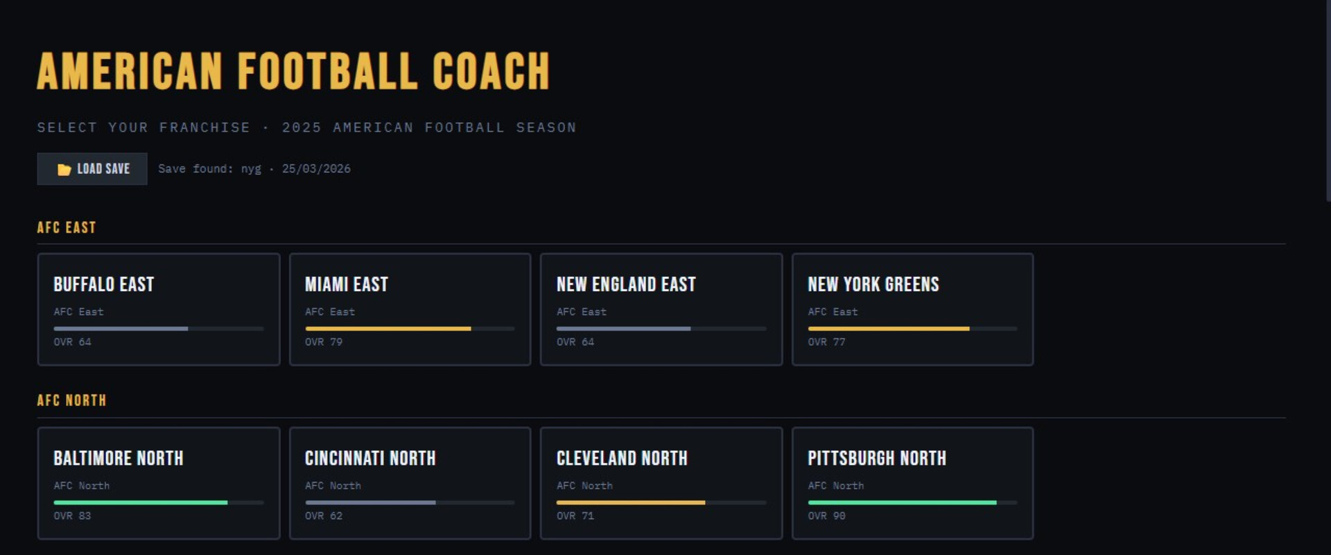 American Football Coach screenshot 1