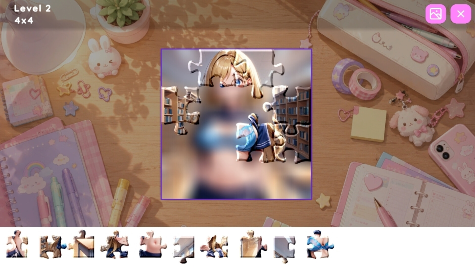 Hentai Puzzle: Lily screenshot 3