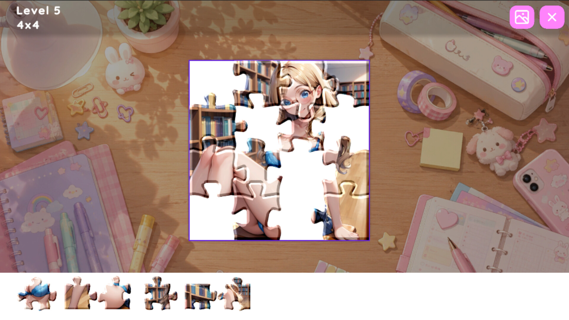 Hentai Puzzle: Lily screenshot 2
