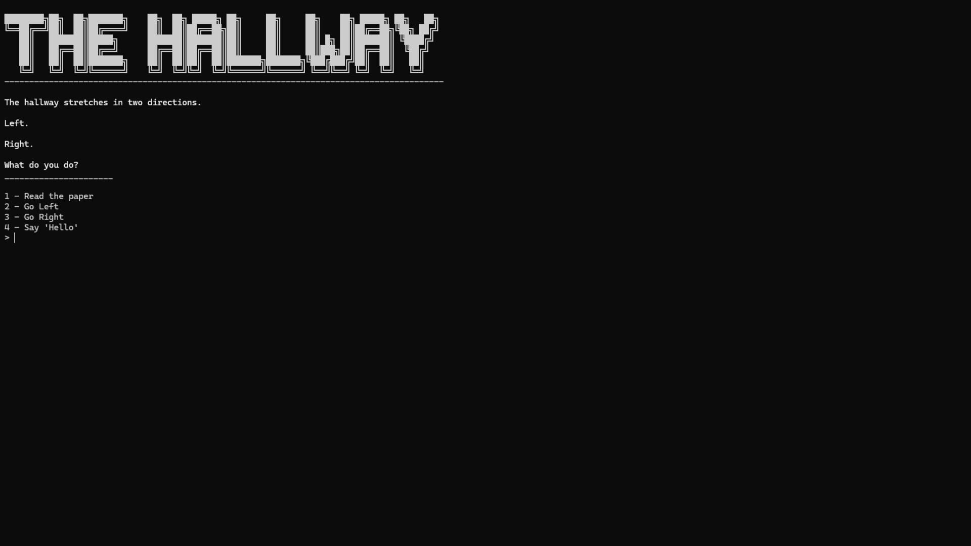 THE HALLWAY screenshot 1