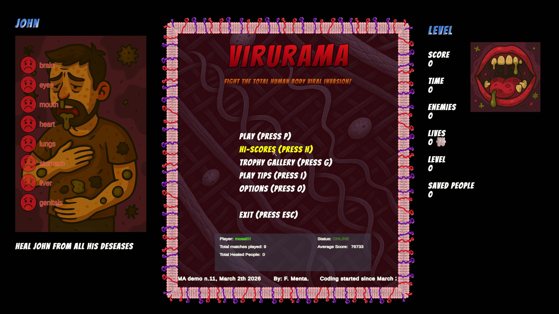Virurama screenshot 2