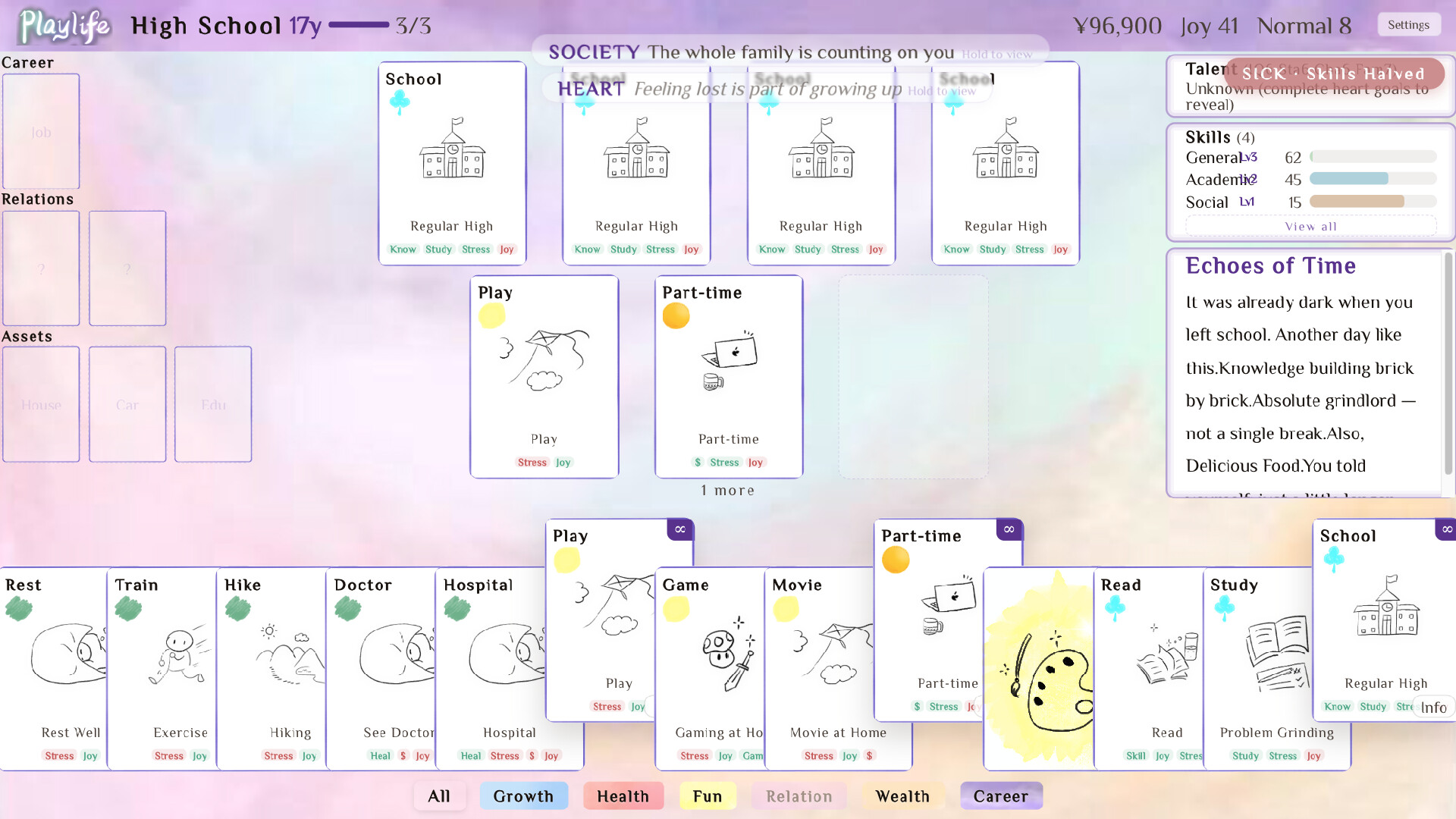 PlayLife: Life Deck Simulator screenshot 1