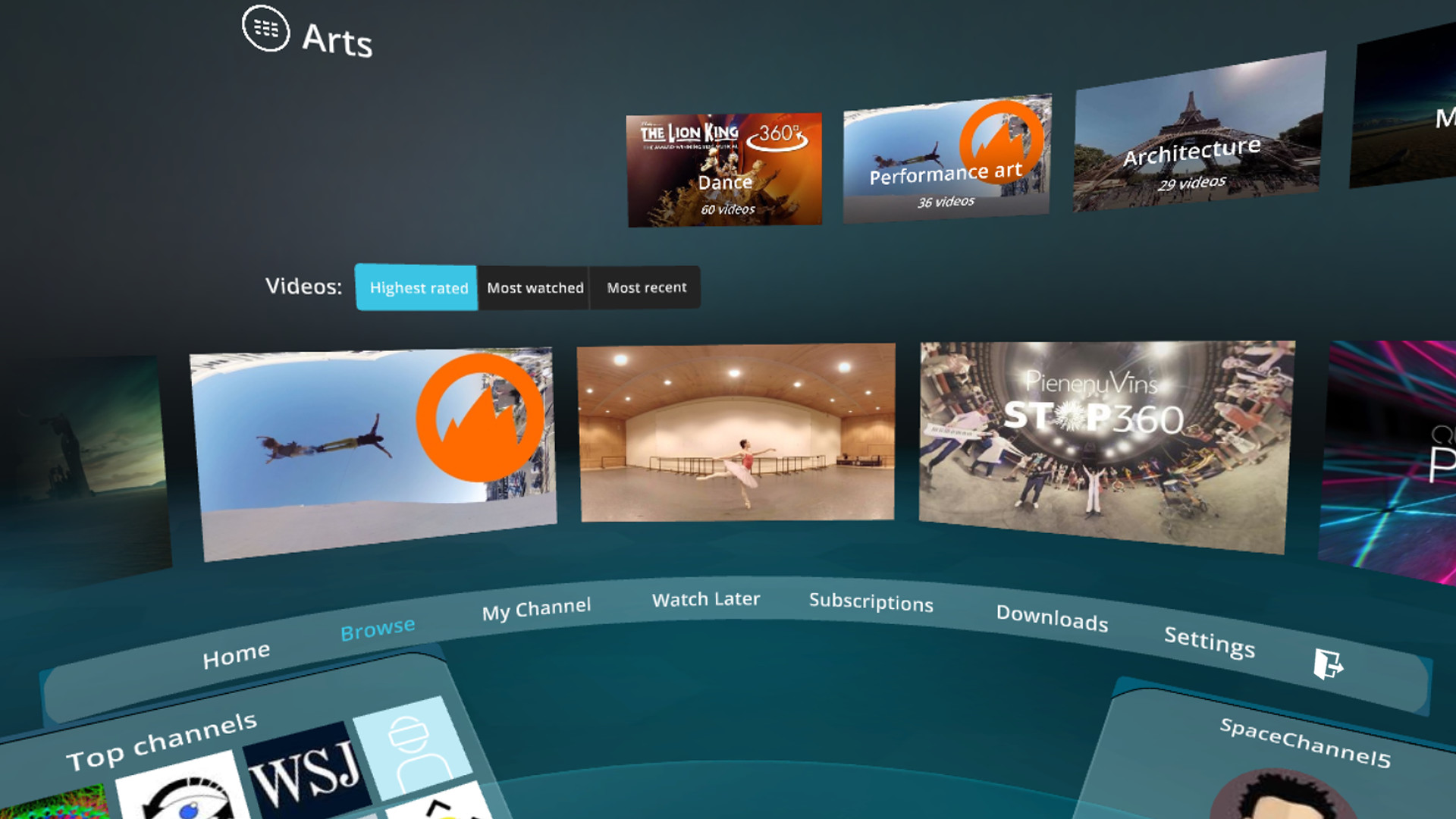 Vrideo screenshot 2