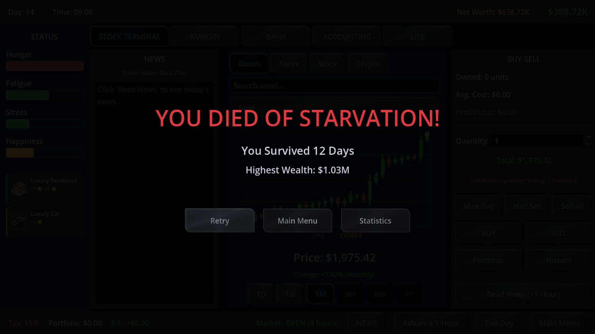 Neo Capitalist - Stock Market Survival Simulator screenshot 18
