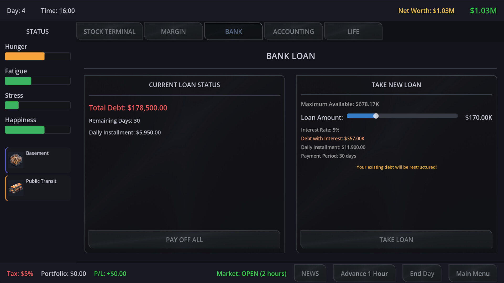 Neo Capitalist - Stock Market Survival Simulator screenshot 11