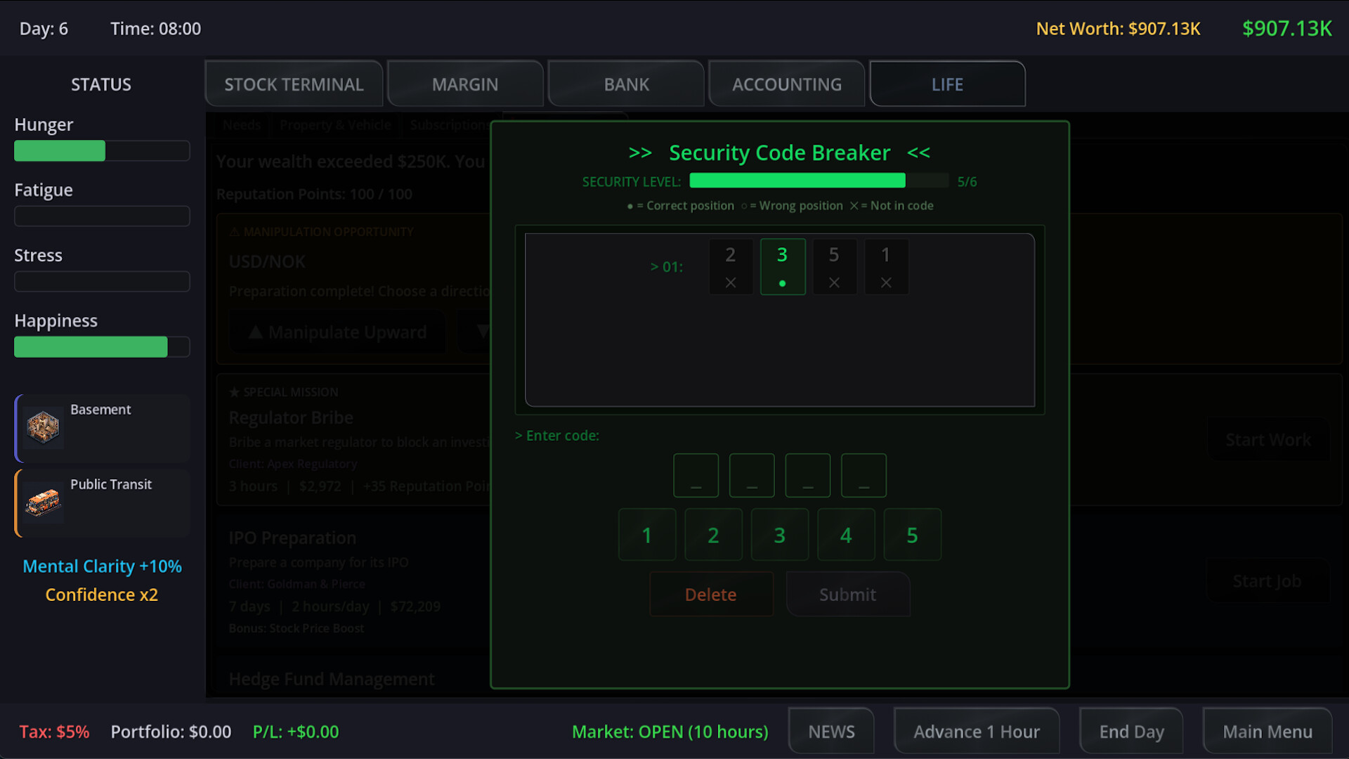 Neo Capitalist - Stock Market Survival Simulator screenshot 4