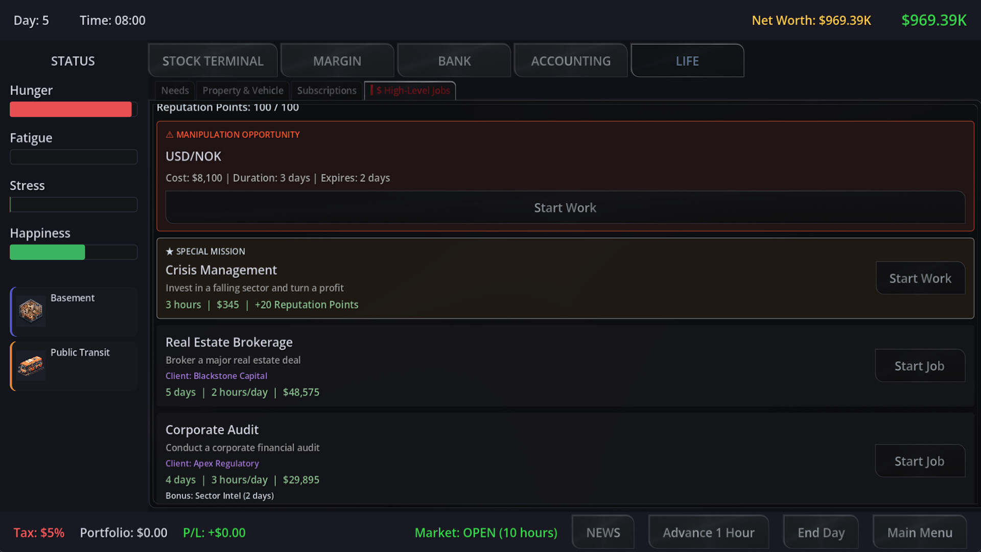 Neo Capitalist - Stock Market Survival Simulator screenshot 13
